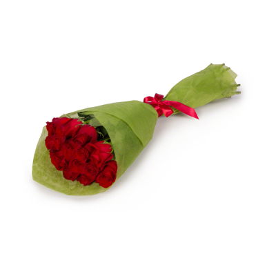 Букет из красных роз в фетре Альметьевск Республика Татарстан