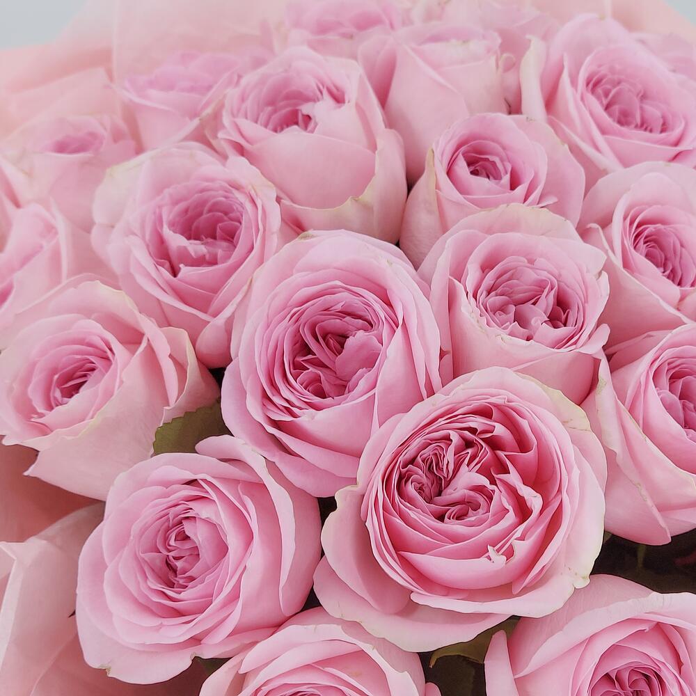 Букет из нежно-розовых роз – элегантность в каждом лепестке Альметьевск Республика Татарстан