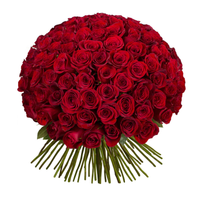 Букет из 101 красной розы – символ бесконечной страсти Альметьевск Республика Татарстан